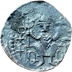 Heinrich IV of Lotharius II, denarius, Aken, z.j. ca 1056-1137 