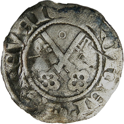 Bohemond II von Saarbrücken, 1/2 shilling, Trier, z.j.  ca 1354-1362