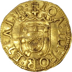 Dom João III, Cruzado Calvário, Lissabon, z.j. ca 1538-57 