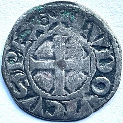 Lodewijk VIII of IX, Denier tournois, z.mpl, z.j. ca 1223 - 1245/50