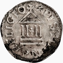 Lodewijk de Vrome, Denarius, Sens, z.j. ca 823-840