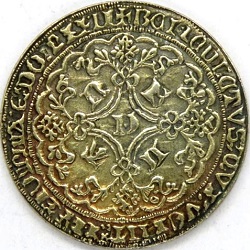 Lodewijk van Male, Gouden leeuw, Gent, z.j. ca 1365-1370 Replica