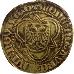 Stad Nijmegen, Halve goudgulden, Nijmegen, z.j. ca 1540-1545