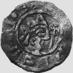 Bruno III van Brunswijk, penning, Leeuwarden, z.j. ca 1047-1056