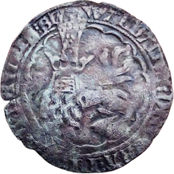Walram IV van Valkenburg, Zilveren leeuw, Sittard, z.j. ca 1365 - 1378