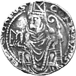 Konrad von Hochstaden, Pfennig, Keulen, z.j. ca 1239-1244