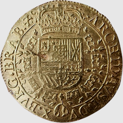 Philips IV, Dubbele souverein, Antwerpen, 1643