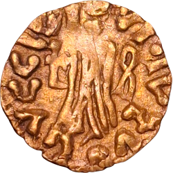 Frankische imitatie, Tremissis, Bourgondische regio, z.j. ca 565-578