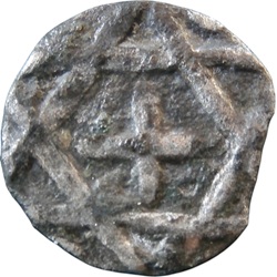 Continentale Merovingische sceatta, Hexagram type, z. mpl. z.j. ca 720-755