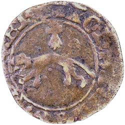 Jean V van Bretagne, Double à l'hermine, onbepaalde muntplaats, z.j. ca 1422-1442