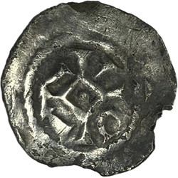 Kroon-Vlaanderen, obool, onbepaalde muntplaats, z.j. ca 1000-1050