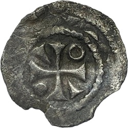 Kroon-Vlaanderen, obool, onbepaalde muntplaats, z.j. ca 1000-1050