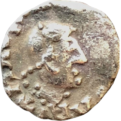 Volksstam Orléans, Maurinus, denarius, Orléans, z.j. ca 650-680