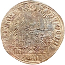 Philips van Bourgondië, Gouden schild, Dordrecht, z.j. ca 1425-1427