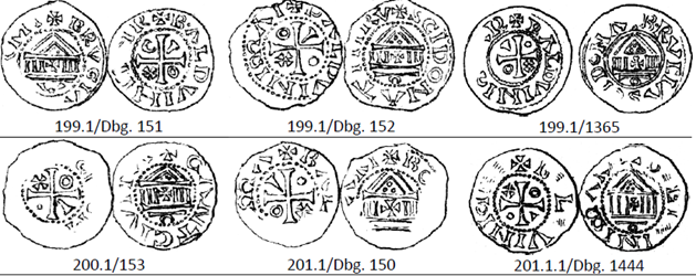 Boudewijn IV met de Baard, denarius, onbepaalde muntplaats Vlaanderen, z.j. ca 1010-1035