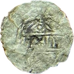 Boudewijn IV met de Baard, denarius, onbepaalde muntplaats Vlaanderen, z.j. ca 1010-1035