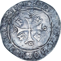 Ferdinand I, 1 reaal, Pamplona, z.j. ca 1513-1516 