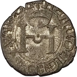 Henri I d'Albret, Liard à l'H, Pau?, z.j. ca 1517 tot 1541