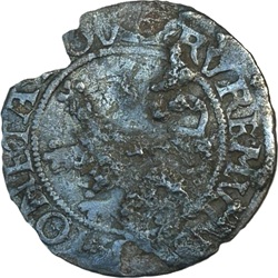 Karel V, Halve groot, Roermond, z.j. ca 1543-1555