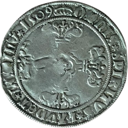 Karel V, Dubbele stuiver, Antwerpen, 1509