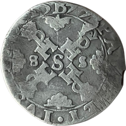Philips II, 1/4 statendaalder, Brussel, 1577