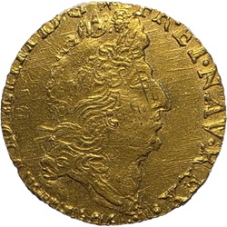 Lodewijk XIV, Demi-louis d'or aux quatre L, Montpellier, 1696