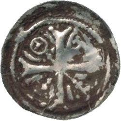 Heinrich VI, Half-bracteaat, Worms, z.j. ca 1195-1196