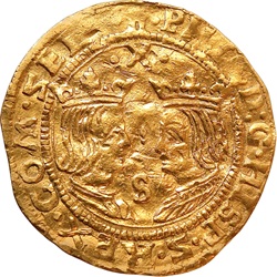 Staten van Zeeland, Spaanse dukaat, Middelburg, z.j. ca 1581-1583