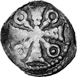 Hendrik I van Brabant, kleine denier, Antwerpen, z.j. ca 1211-1235