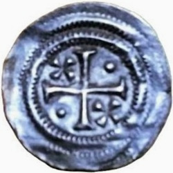 Anoniem, bisschoppelijk, Lichte penning, Groningen ?, z.j. ca 1175 - 1275