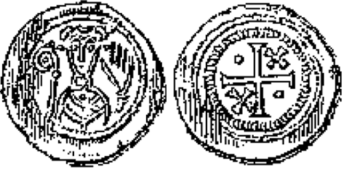 Anoniem, bisschoppelijk, Lichte penning, Groningen ?, z.j. ca 1175 - 1275